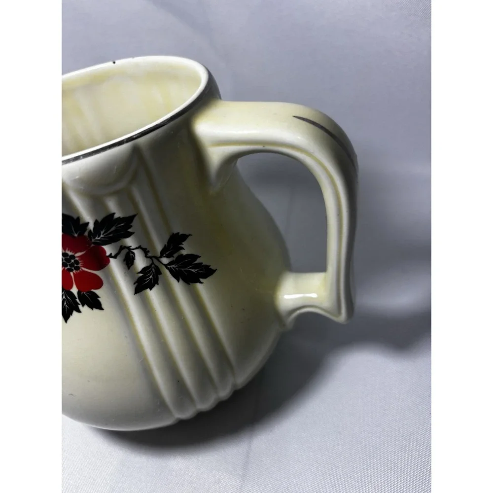 🌺Vintage Hall's Pitcher Superior Quality Red Poppy Kitchenware 2 Quart MCM
